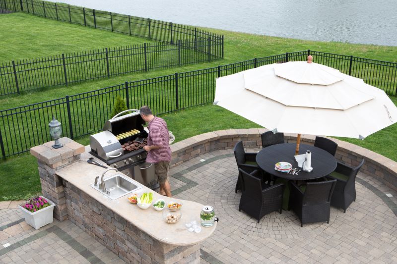 Outdoor Kitchen with Granite